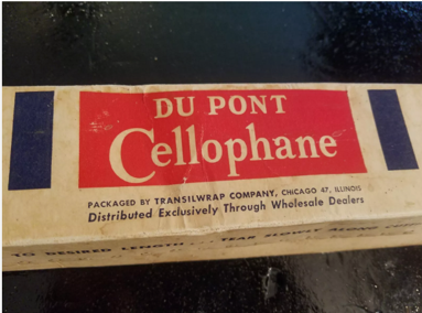 Transilwrap Cellophane Roll Vintage CU