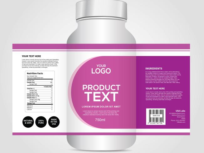 F & B Label Roll Label